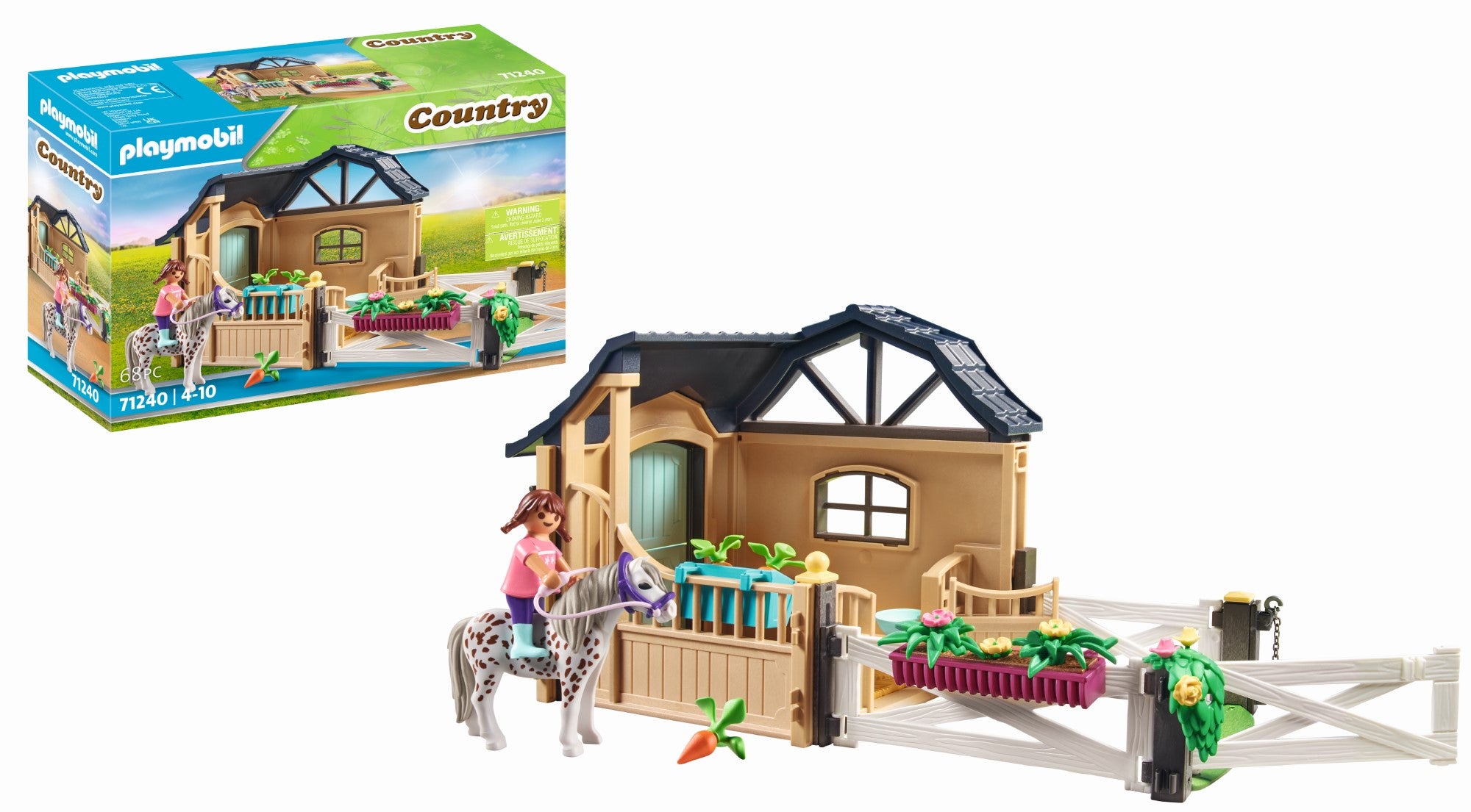 Playmobil, Extention box avec cheval