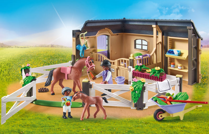Playmobil, Etable et carriere pour chevaux