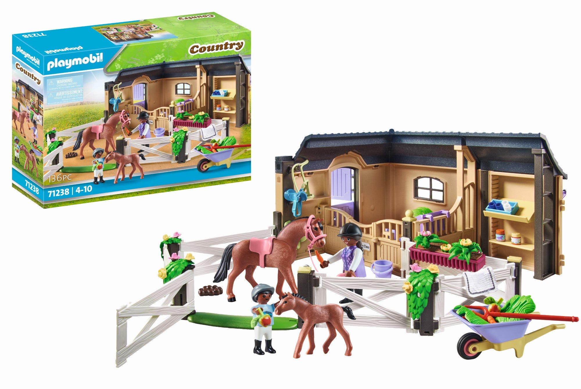 Playmobil, Etable et carriere pour chevaux