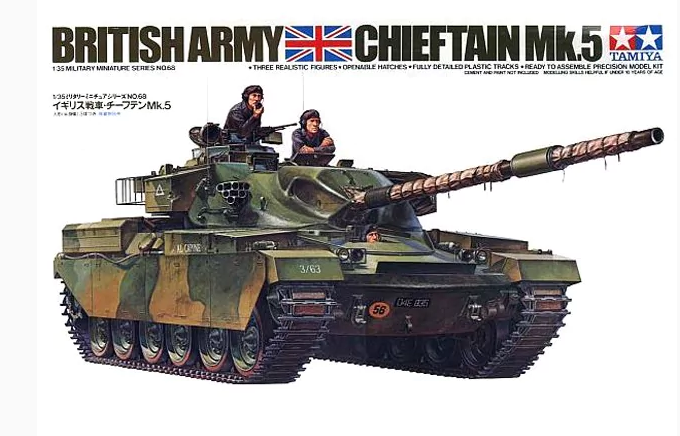 Modèle à coller british chieftain 1/35