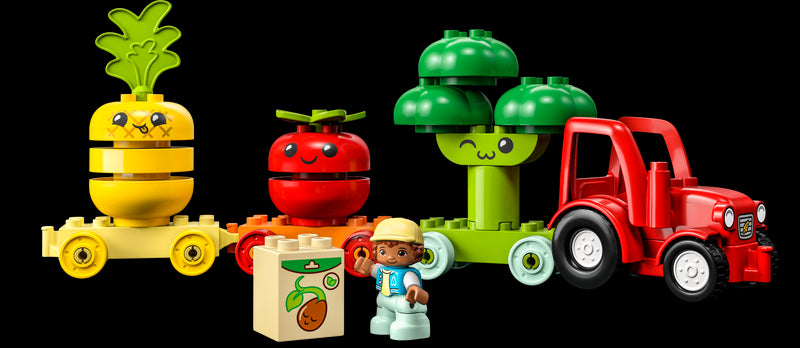 Le tracteur à fruits et légumes