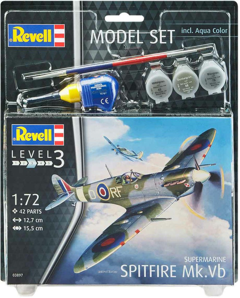 Modèle à coller model set spitfire mk. vb   1/72