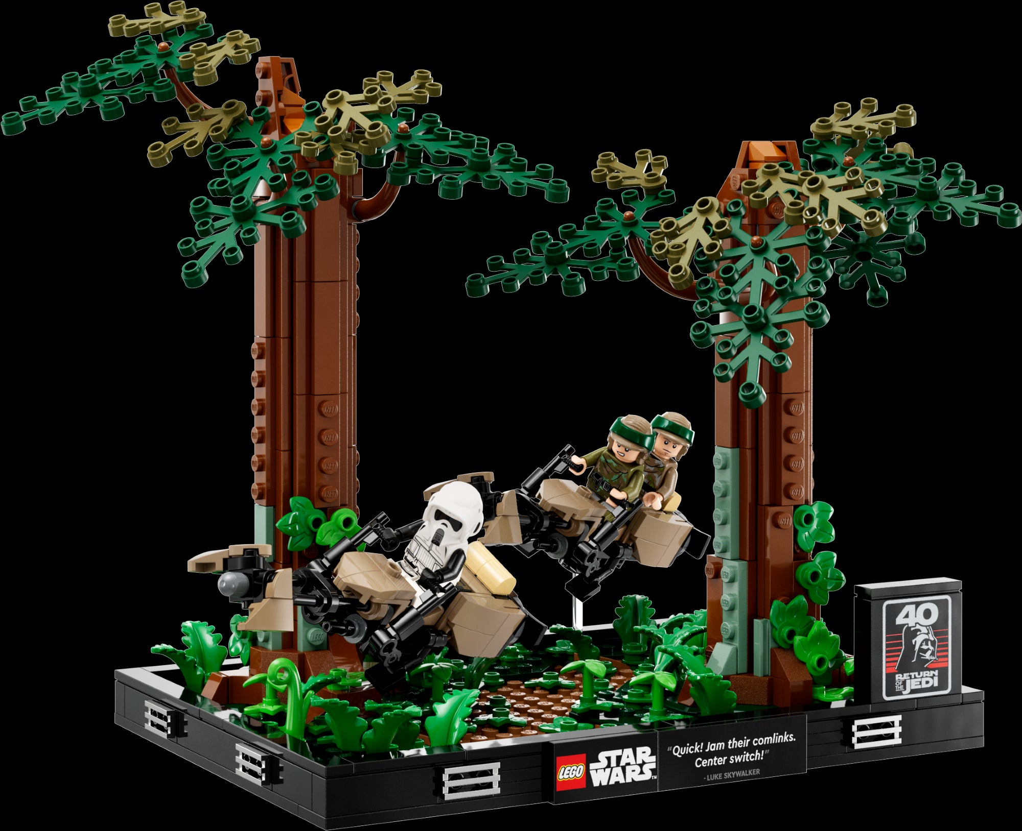 Diorama de La poursuite en Speeder à Endor™