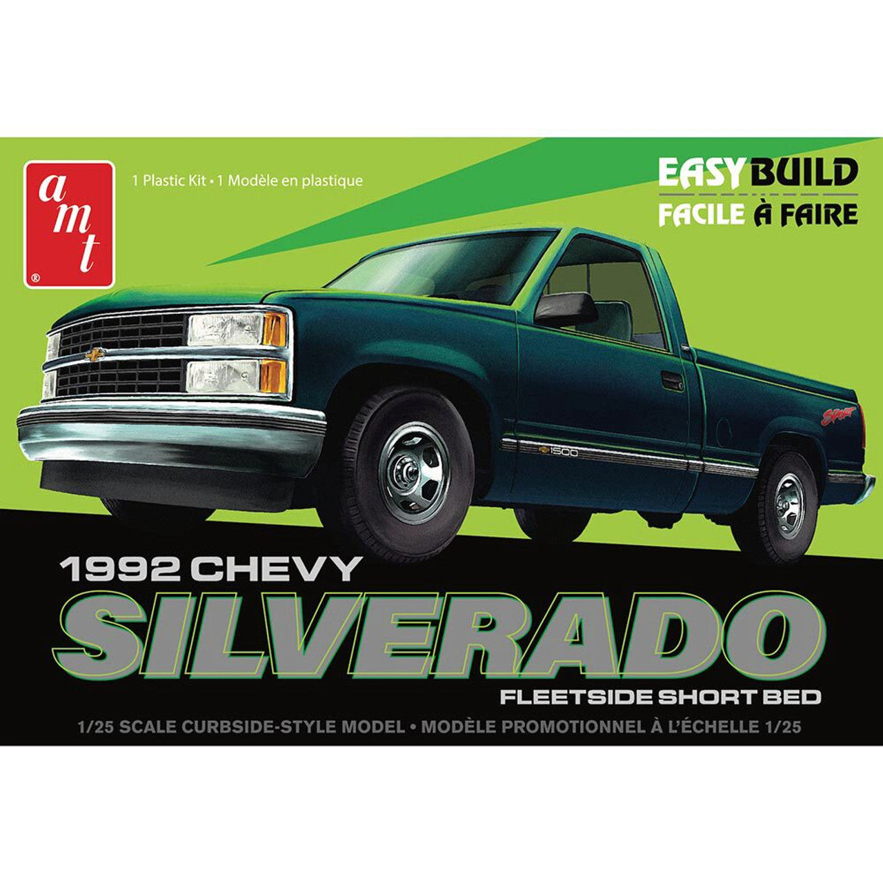 Modèle à coller 92 silverado shortbed  pickup 1/25