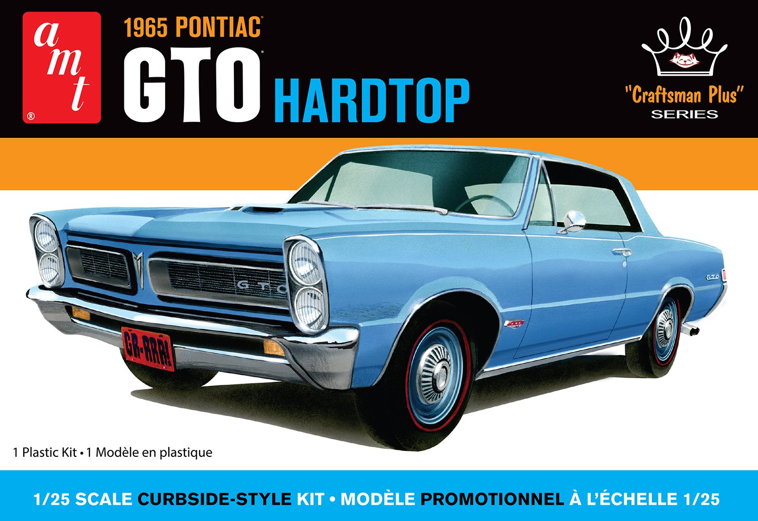 Modèle à coller 65 pontiac gto hardtop 1/25