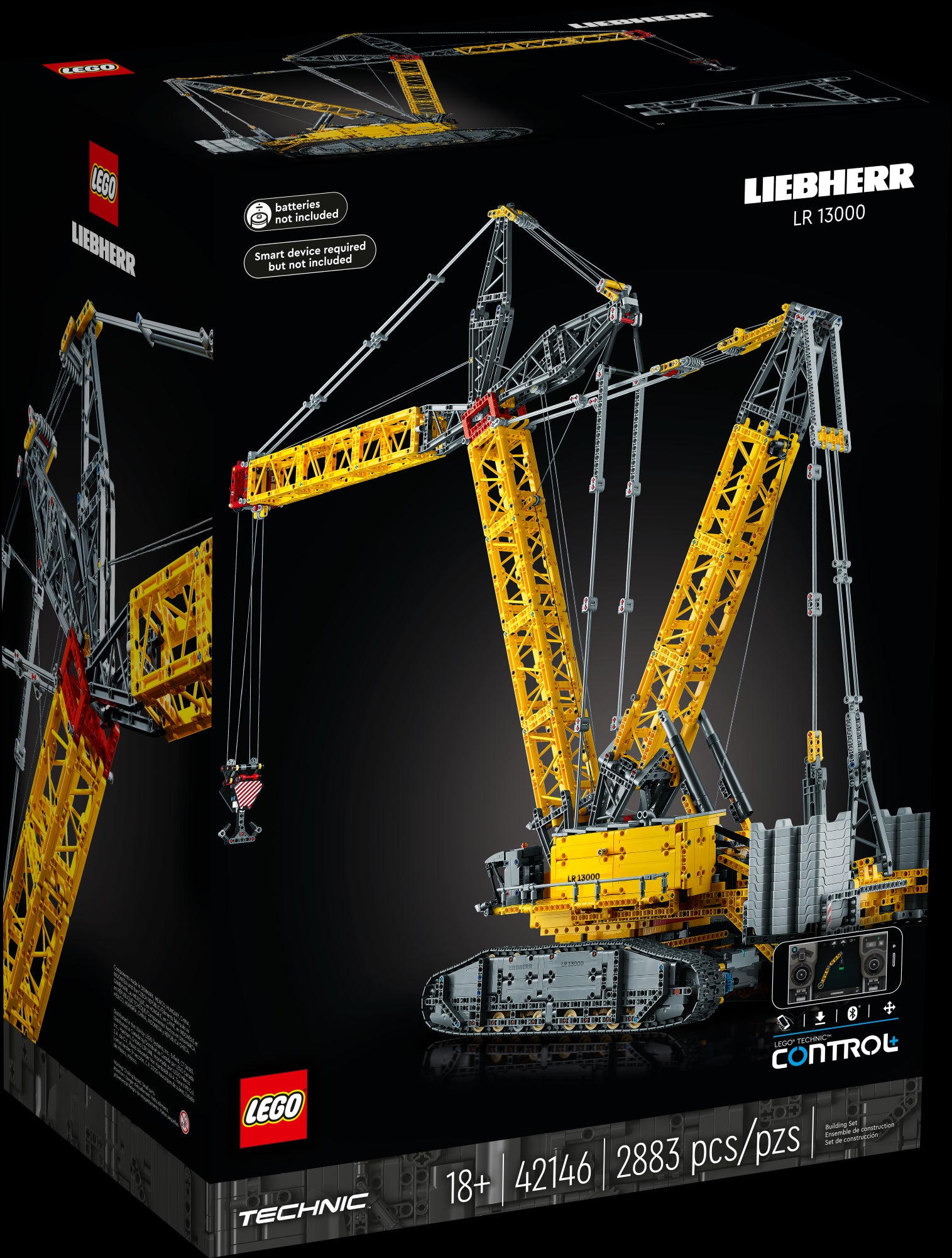 La grue sur chenilles Liebherr LR 13000