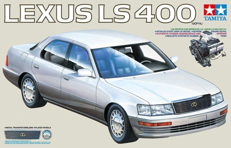 Modèle à coller lexus ls 400 (ucf11l) 1/24