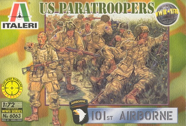 Modèle à coller us paratroopers 1/72