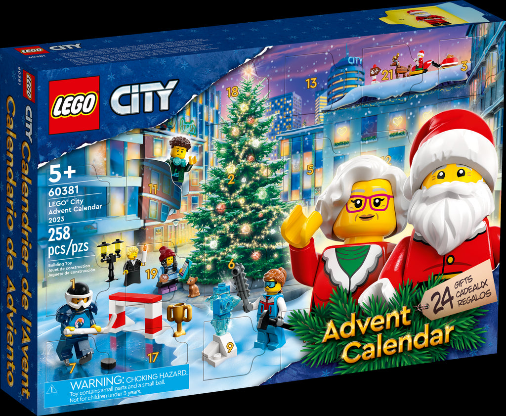 Calendrier de l'avent lego city - LEGO® CITY - 60381 - Jeux de