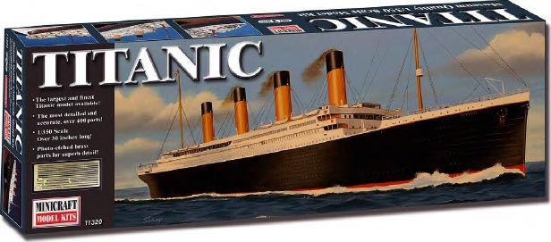 Modèle à coller Titanic deluxe,  1/350