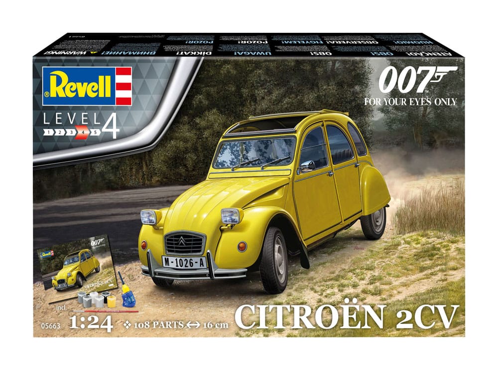 NOREV 1/43 CITROËN 2 CV JAMES BOND 007 – Modèle Réduit Jaune, édition Limitée, Collection