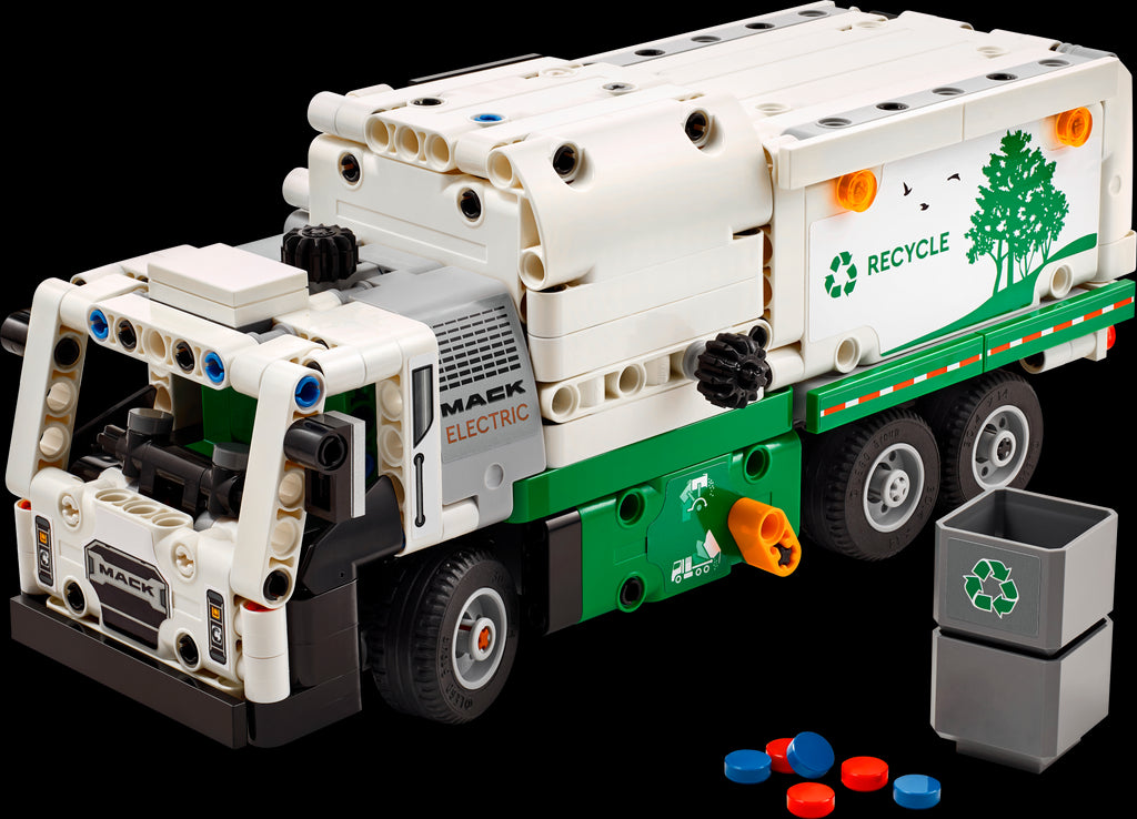 Lego Technic - Mack LR Electric Camion poubelle, Jouets de construction  42167
