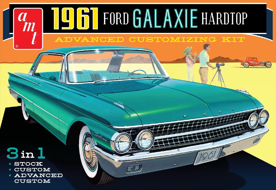 Modèle à coller 61 ford galaxy hardtop 1/25