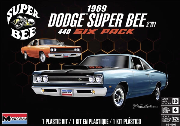 Modèle réduit 1969 Dodge Super Bee 2n1 1:24