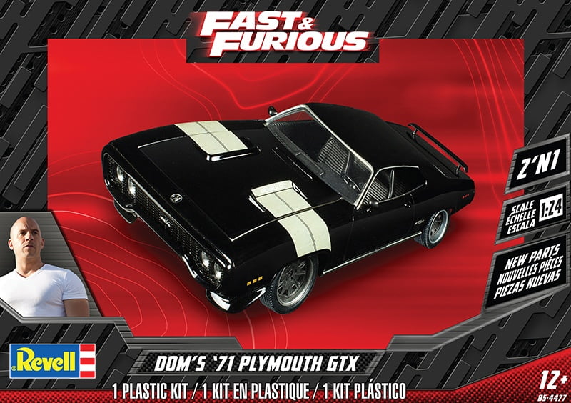 Modèle à coller '71 Dom's Plymouth GTX 1:24