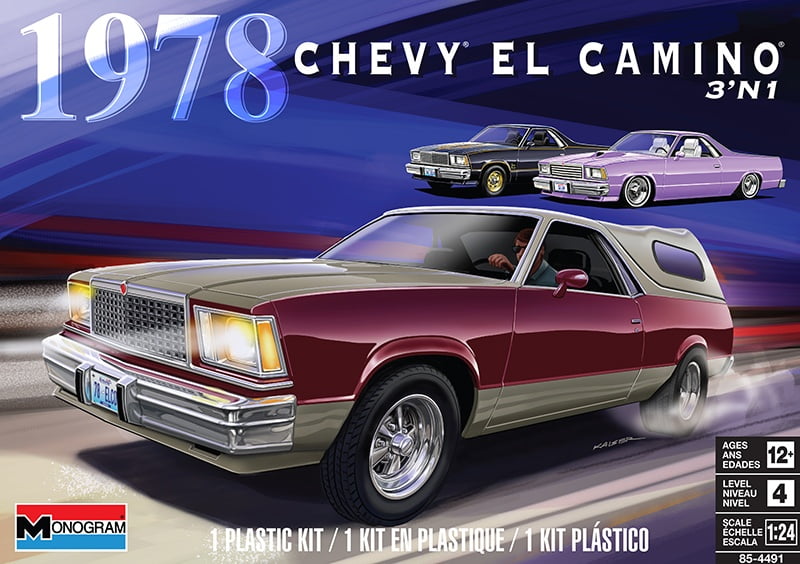 Modèle à coller '78 Chevy El Camino 3 en 1 1:24