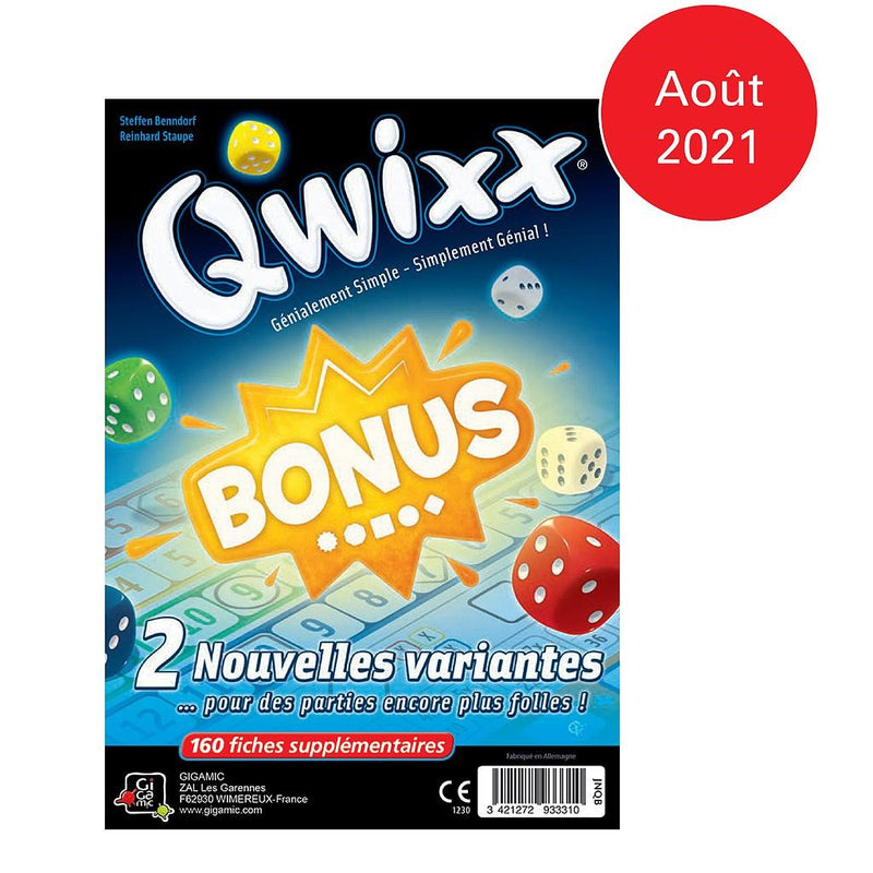 Qwixx -  bonus (160 fiches)