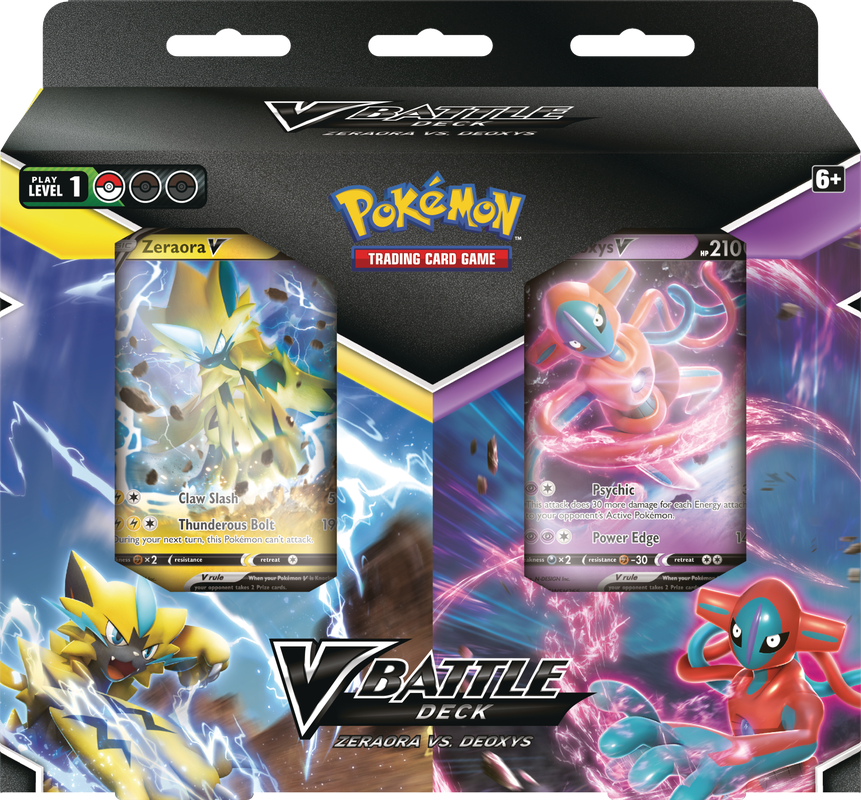 Pokémon Battle deck Deoxys V Vs Zeraora Duo pack