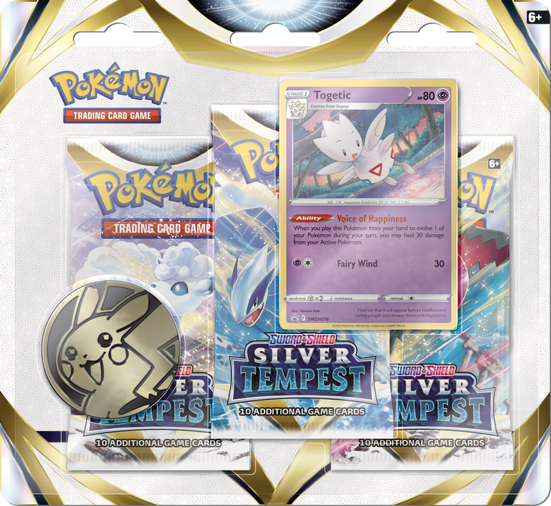 Pokémon Silver tempest 3 boosters (VA)