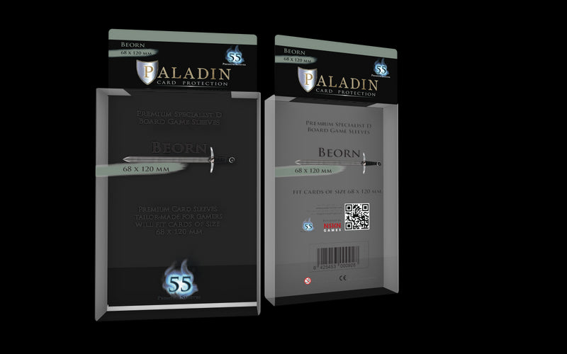 Protecteurs de carte Paladin premium 68mm x 120mm