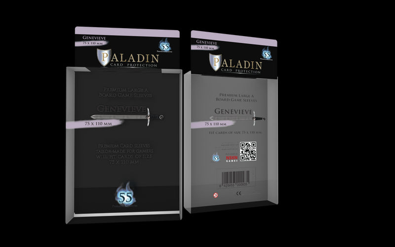 Protecteurs de carte Paladin premium 75mm x 110mm