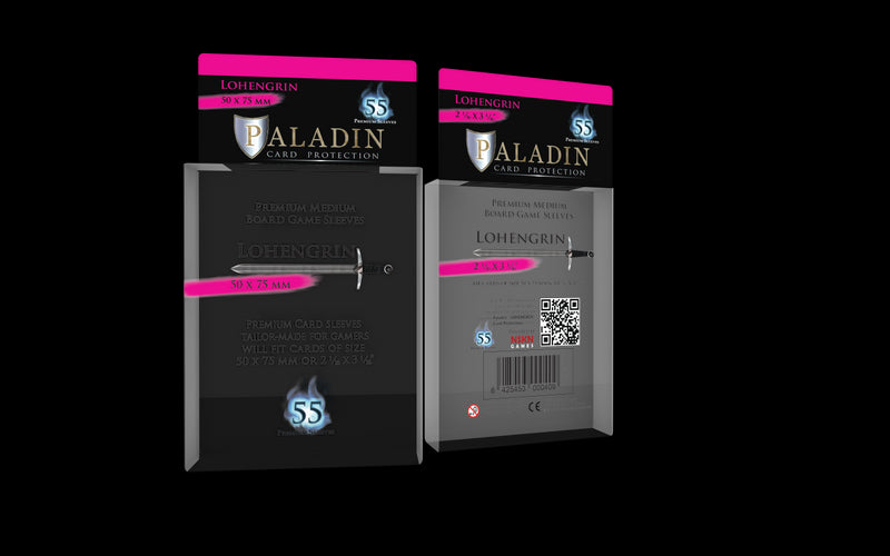 Protecteurs de carte Paladin premium 50mm x 75mm