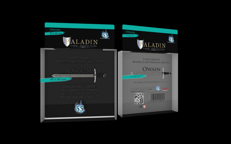 Protecteurs de carte Paladin premium 80mm x 80mm