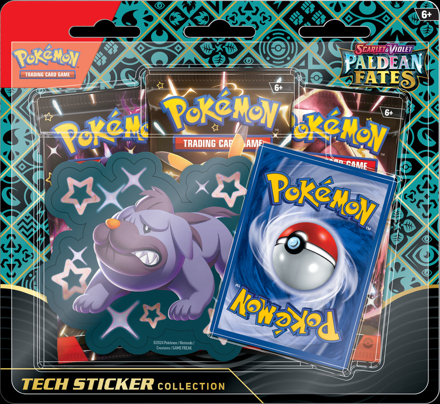 Pokémon Paldea fatesTech stickers collection (VA)