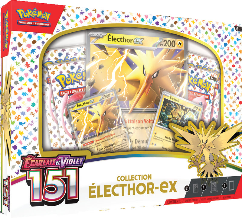 Pokémon 151 Électhor Ex collection (VF)