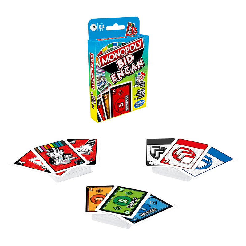 Monopoly Encan, jeu de cartes