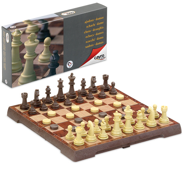 Jeu d'échecs et dames magnétiques