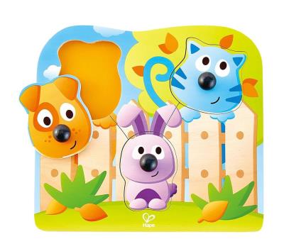 Puzzle gros boutons-animaux domestiques