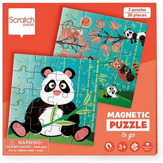 Livre casse-tête magétique Panda 20 pcs