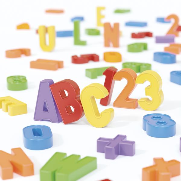 Lettres et chiffres ABC-123 Magnétique