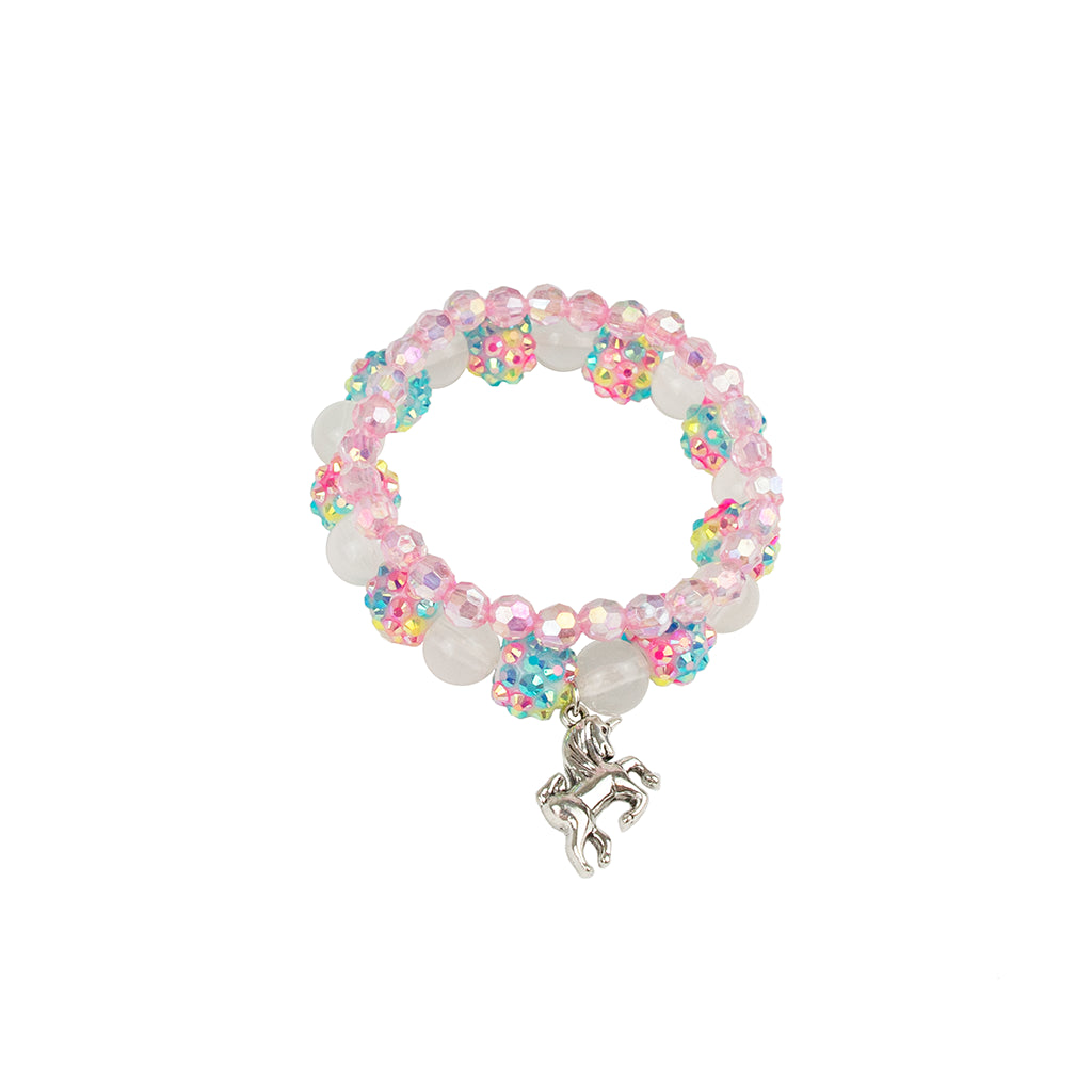 Bracelet poney étincelant