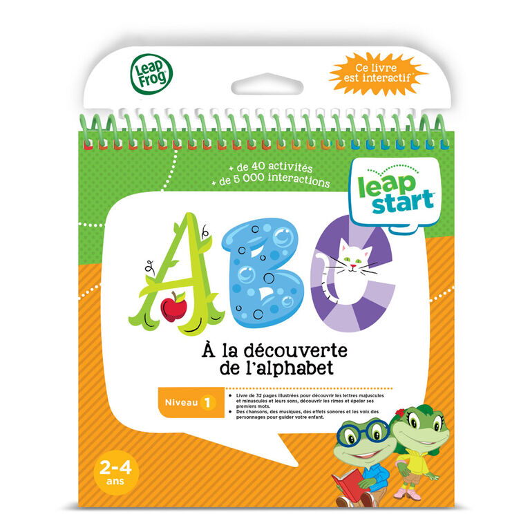 LeapStart Livre ABC  À la découverte de l'alphabet