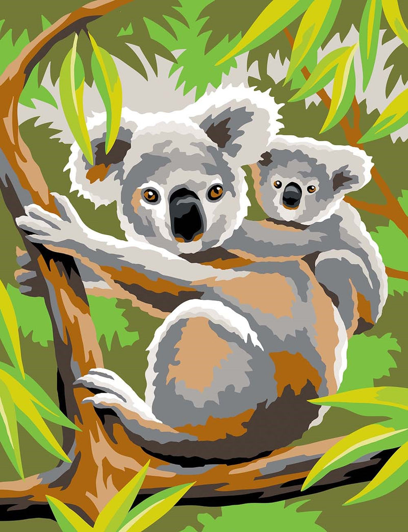 Peinture à numéros junior - Koalas