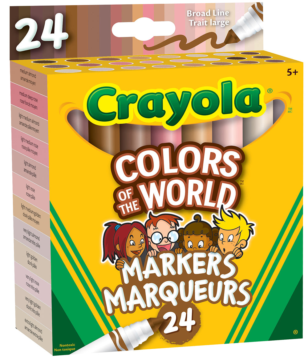 Marqueurs couleurs du monde