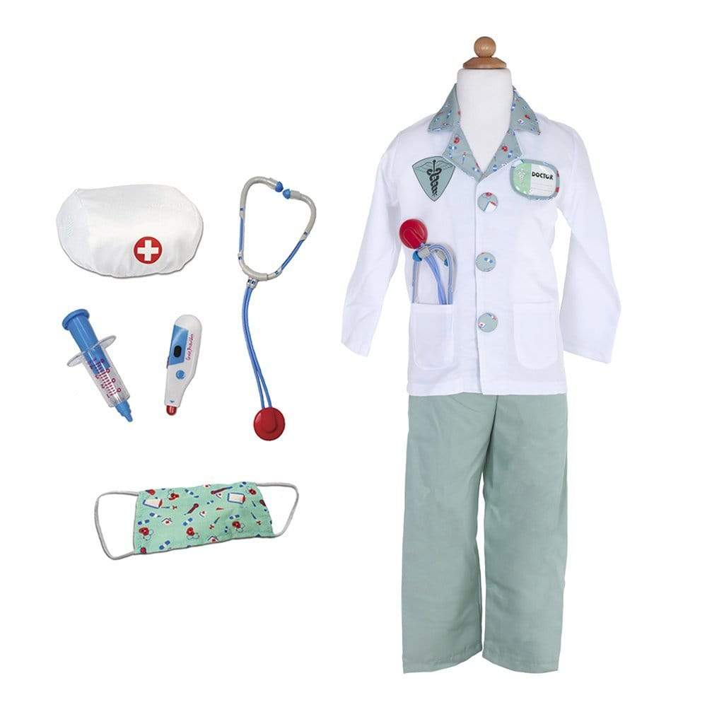 Costume de docteur, 5-6 ans