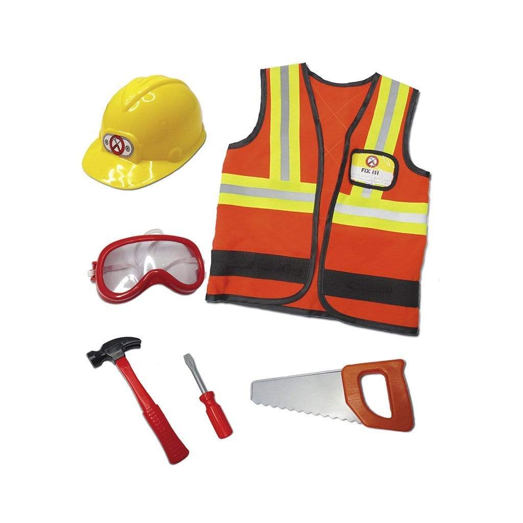 Costume travailleur de la construction, 5-6 ans