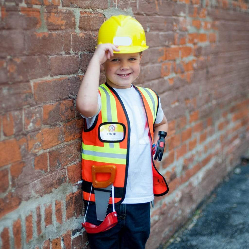 Costume travailleur de la construction, 5-6 ans