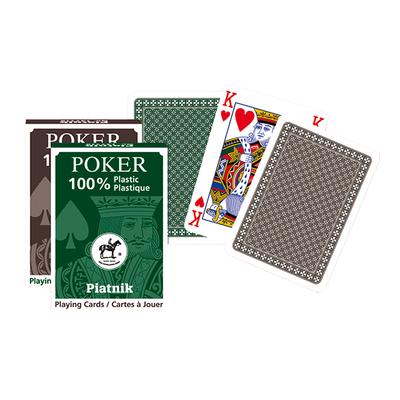 Jeu de carte format Poker- 100% Plastique