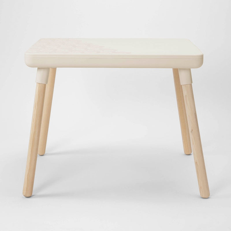 B. Spaces - Ensemble Table & chaises Ivoire