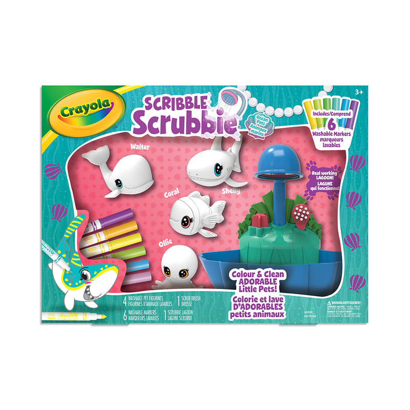 Scribble Scrubble - Animaux marins & lagune