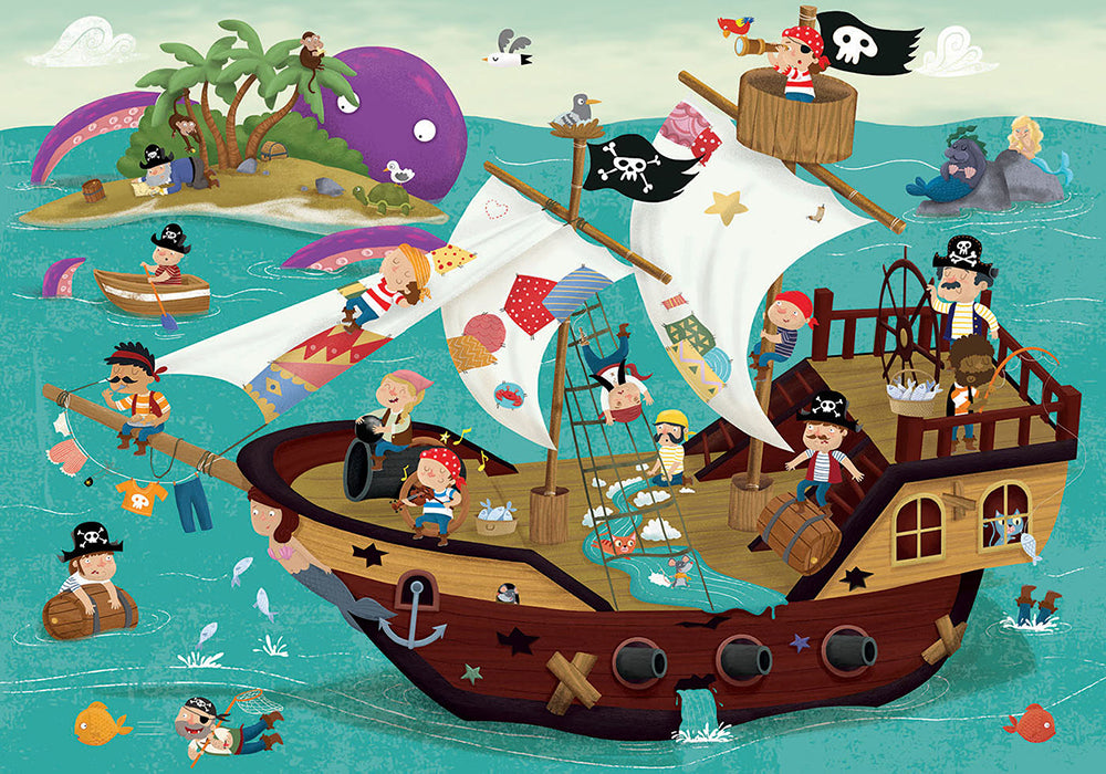 Observation Pirates, Casse-tête de 50 pièces