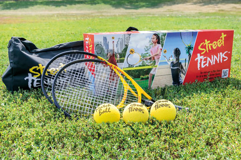 Street Tennis - Ens.jeu avec sac de transport
