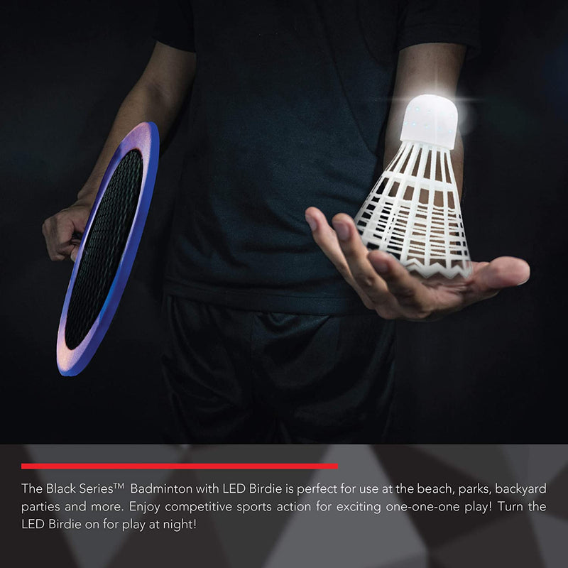 Jeu de badminton avec moineau lumineux DEL
