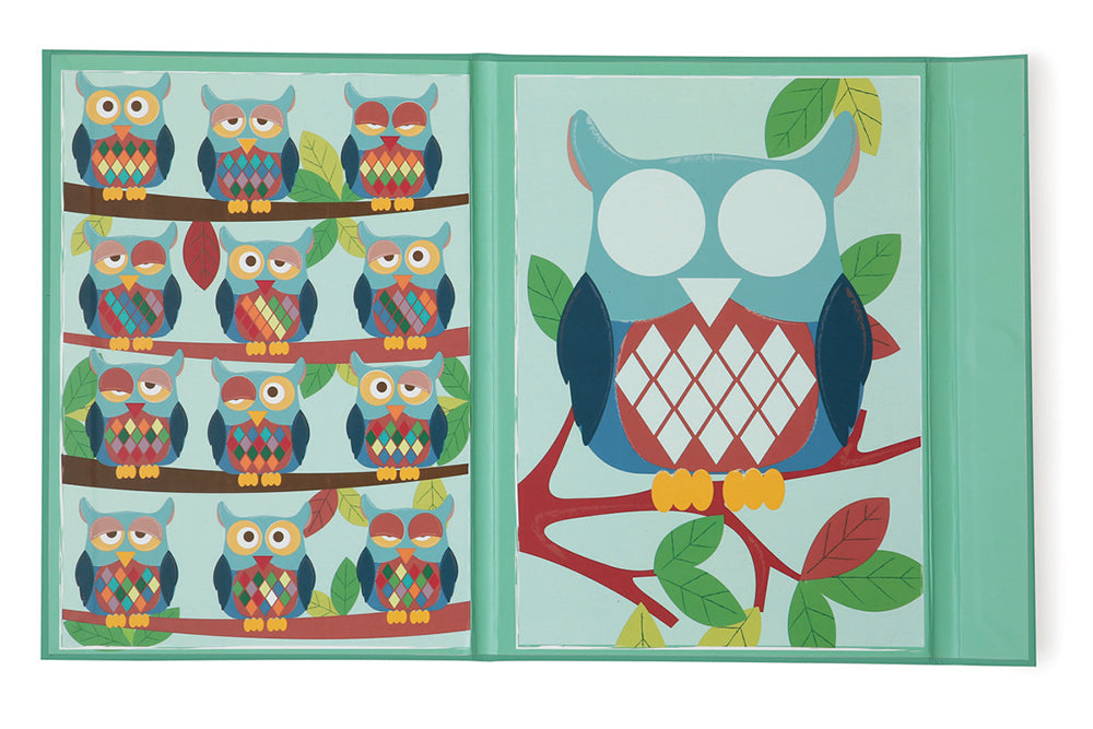 Livre EduLogic Couleurs & Formes magnétiques Hibou