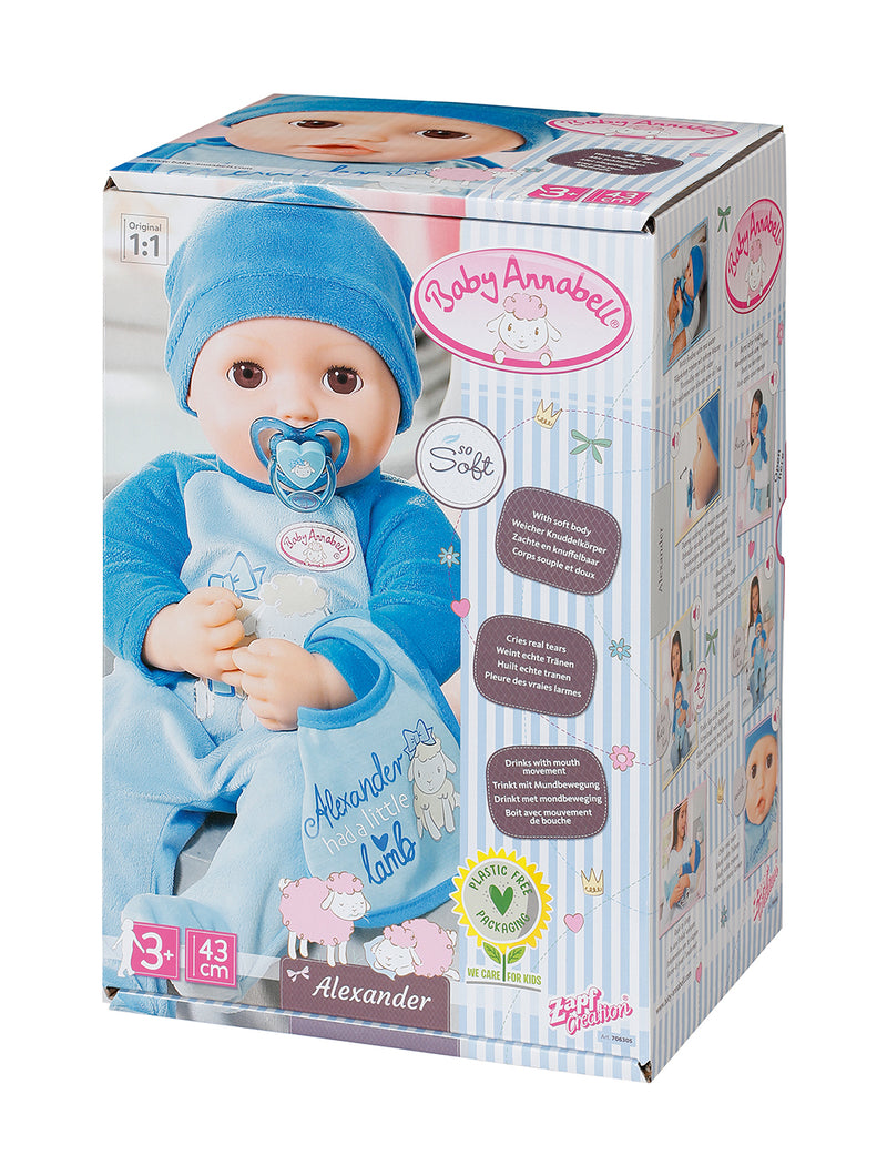 Baby Annabell - Poupée Interactive Alexander 43 cm