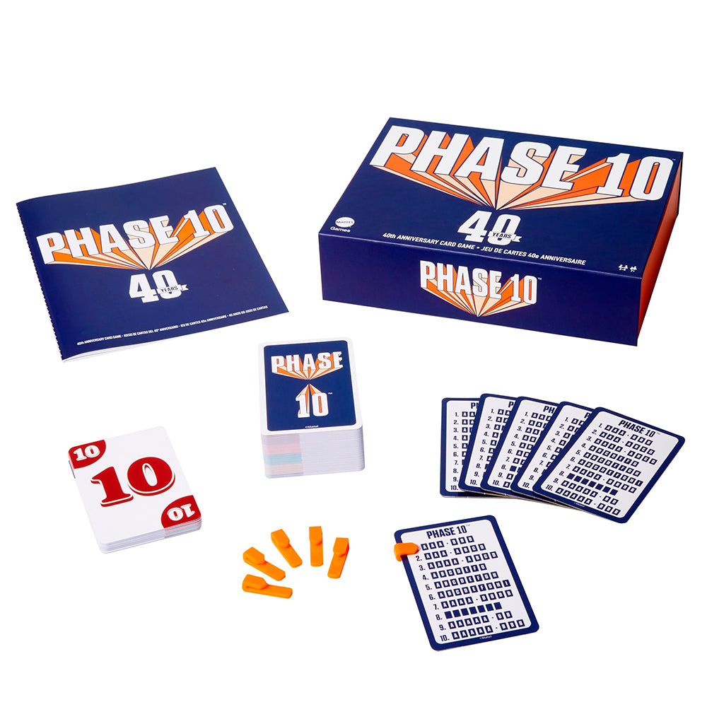 Jeu Phase 10 - 40ième Anniversaire de Luxe